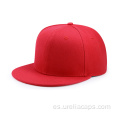 Sombrero de acrílico liso snapback